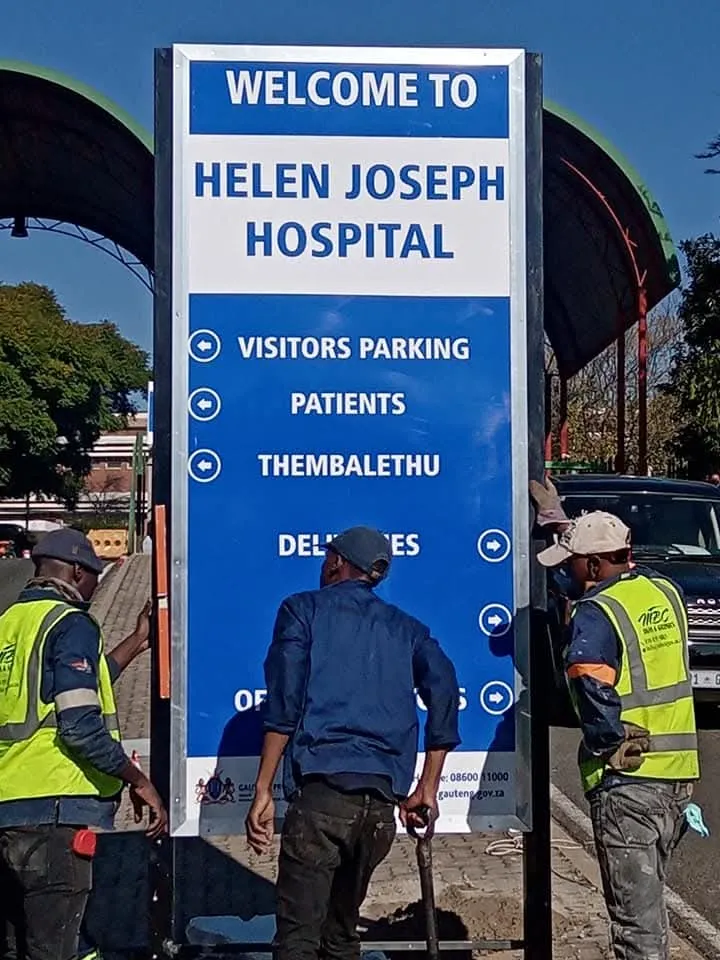 MBC Signs — Helen Joseph Hospital 2